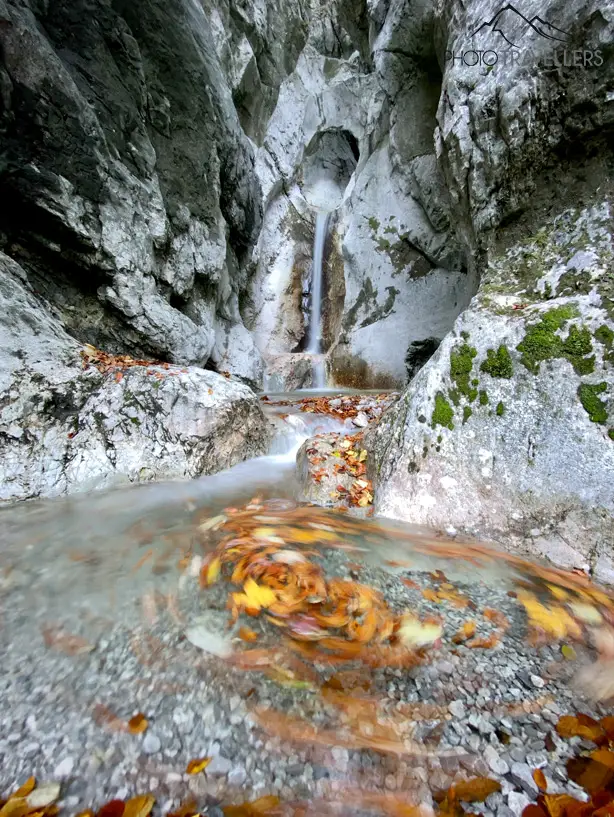 Testfoto Langzeitbelichtung mit Wasserfall