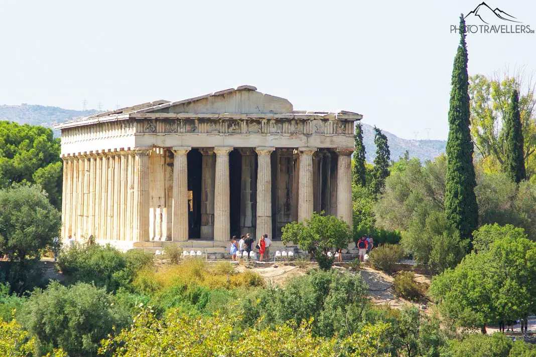 The Temple of Hephaestus is the oldest one in Greece