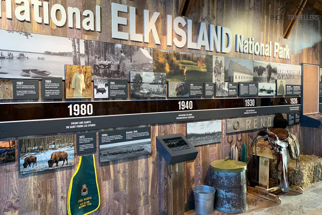 Im Besuchgerzentrum des Elk Island Nationalpark