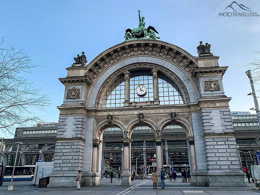 Der Bahnhof in Luzern