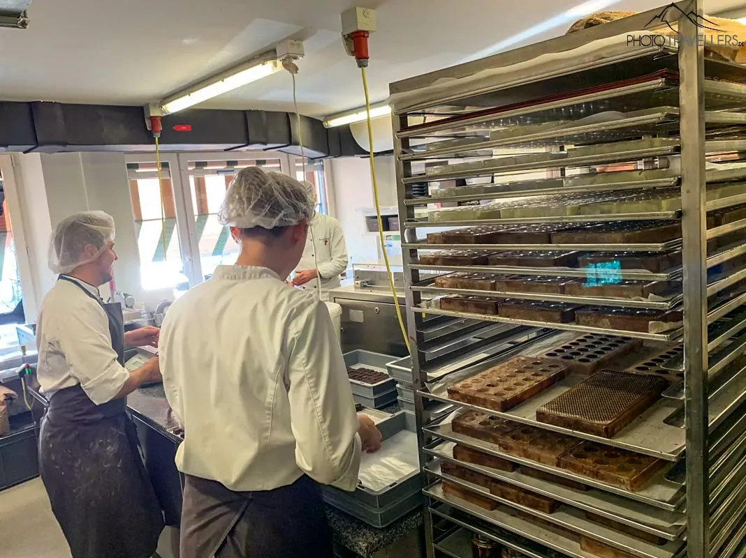 Produktion bei Max Chocolatier in Luzern