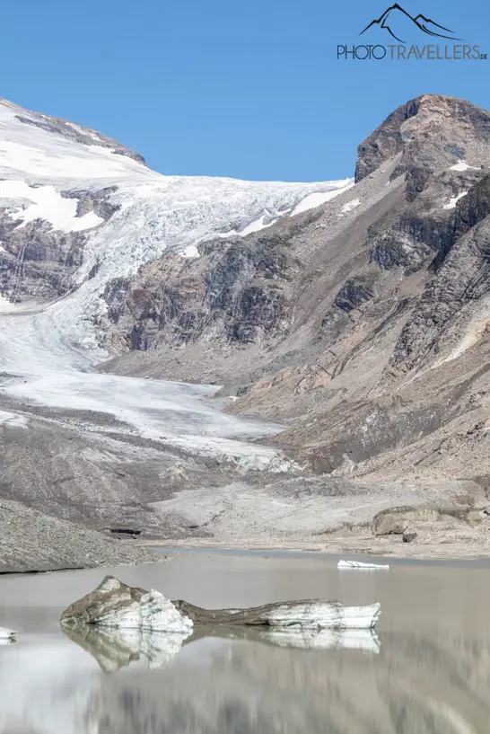 Der riesige Gletscher am Großglockner