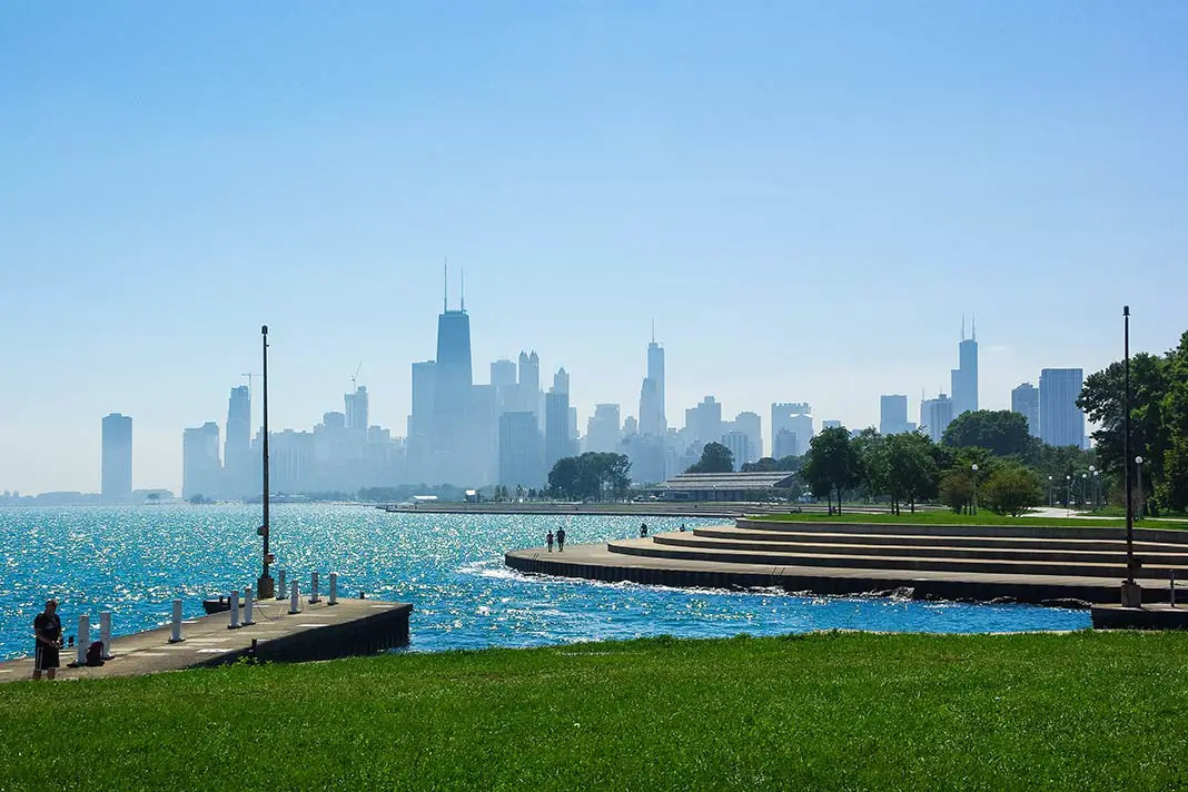 Blick auf Chicago
