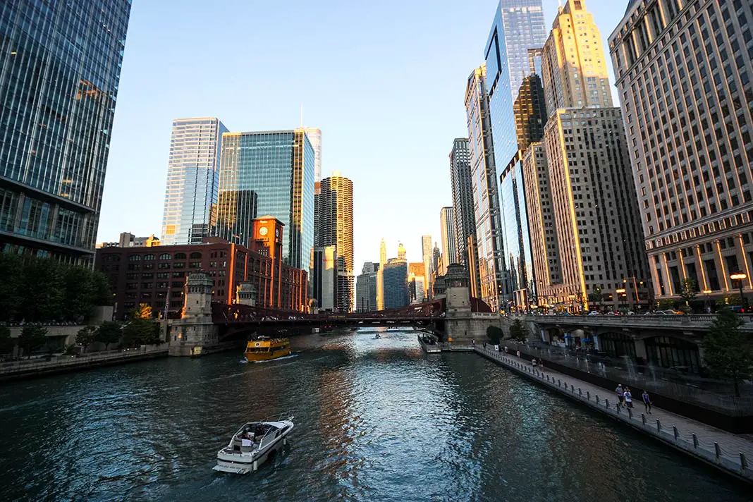 View of the Chicago River