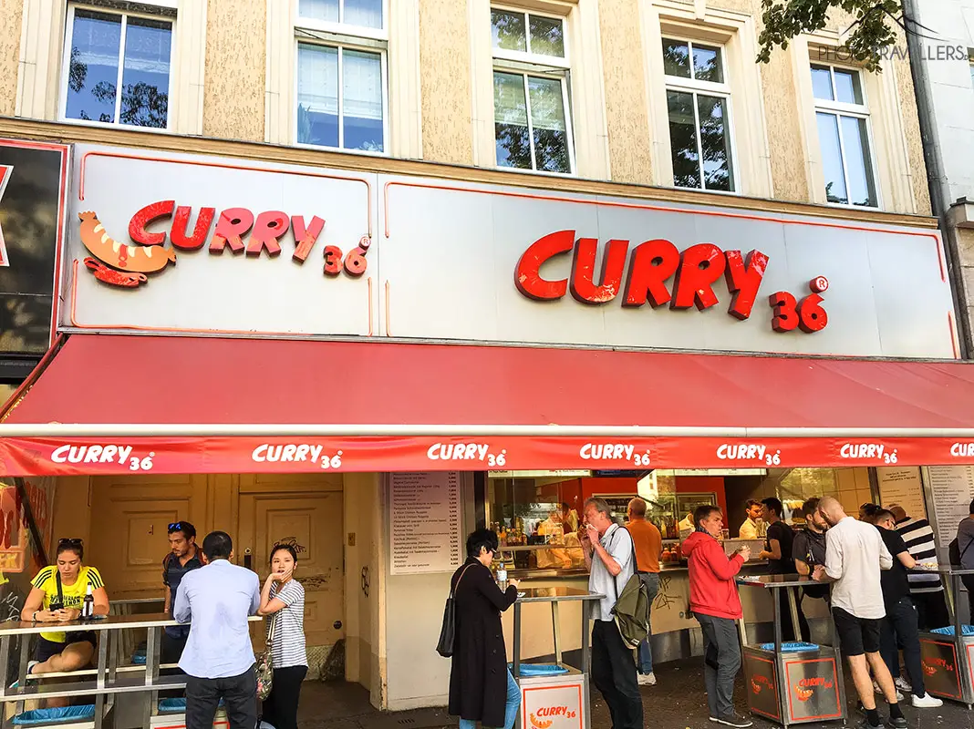 Der bekannte Stand von Curry 36 in Berlin