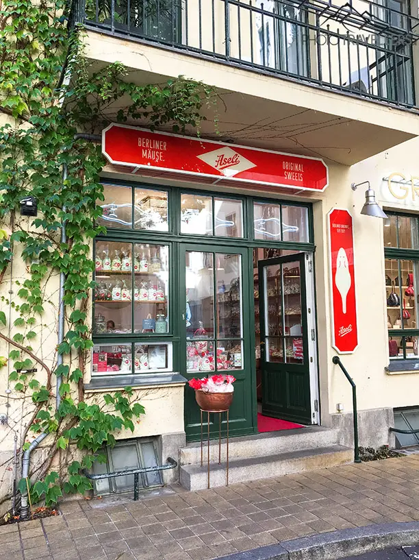 Ein kleines Geschäft in den Hackeschen Höfen in Berlin