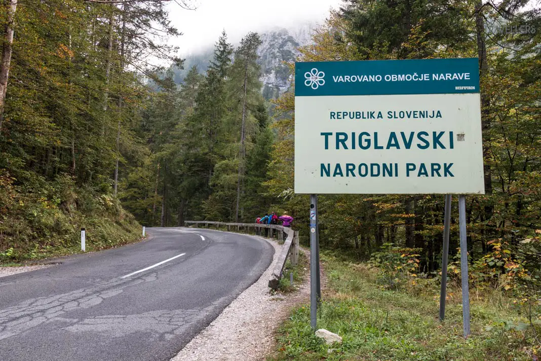 Eingang zum Triglav Nationalpark