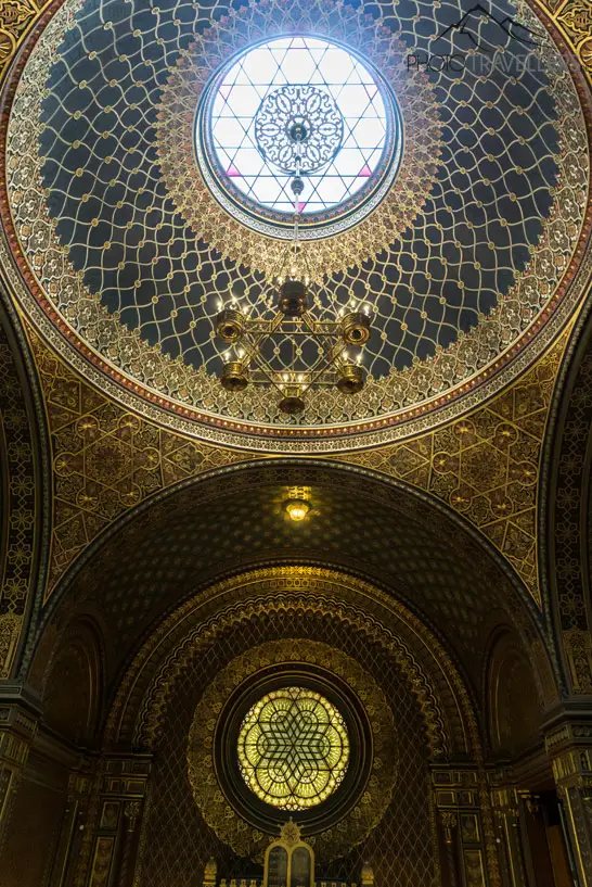 Die Kuppel der Spanischen Synagoge