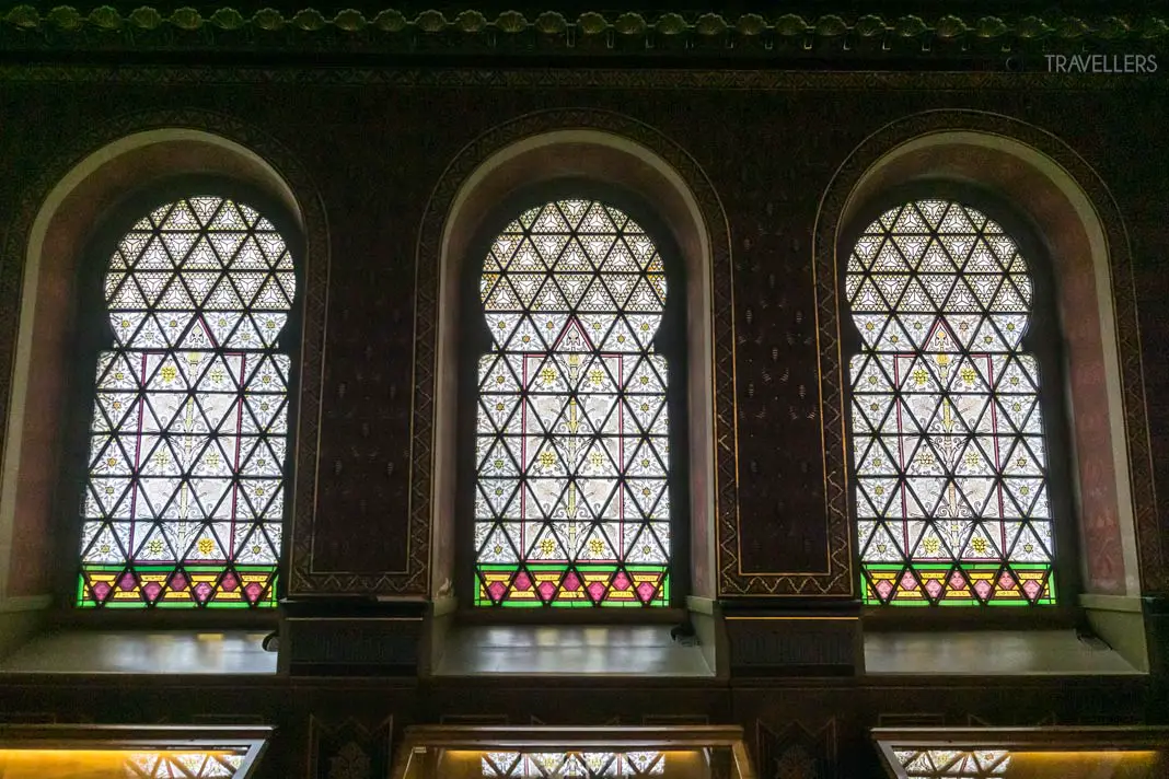 Fenster der Spanischen Synagoge 