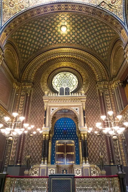 Die spanische Synagoge von Innen