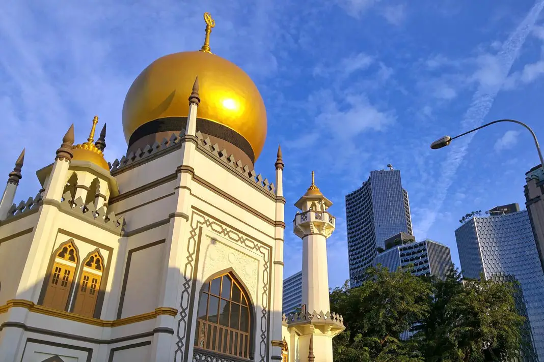 Die Sultan Moschee in Singapur