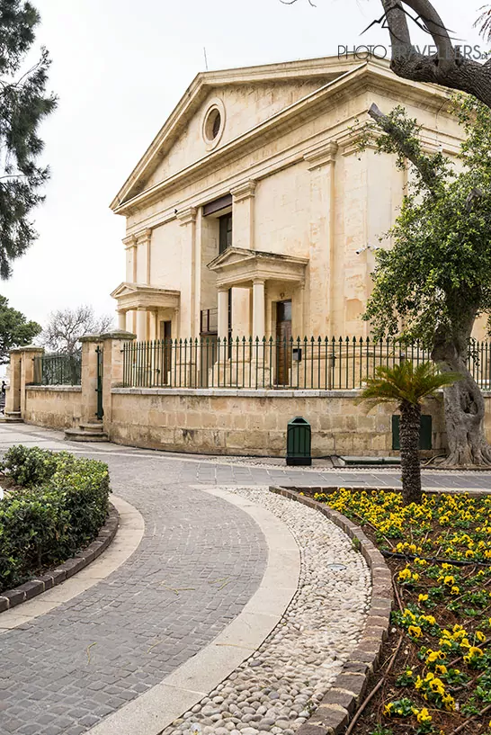 Altes Haus in den Upper Barraka Gardens in Valletta
