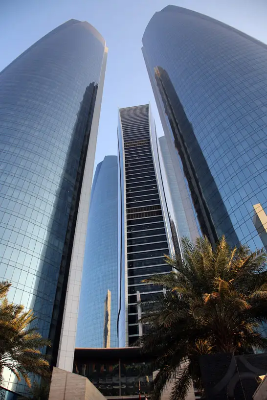 Die Jumeirah Ethihad Towers in Abu Dhabi eine Top-Sehenswürdigkeit