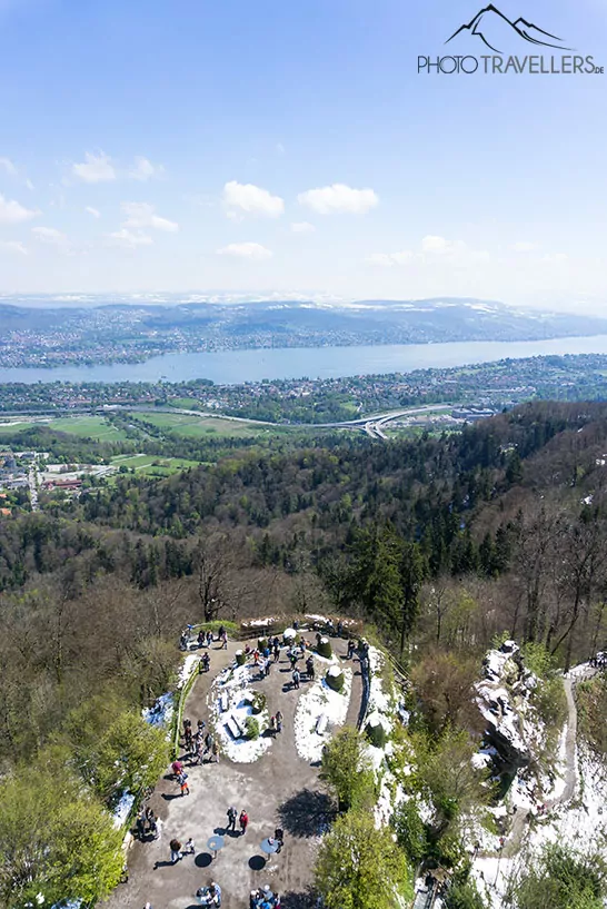 Der Ausblick von Zürichs Uetliberg