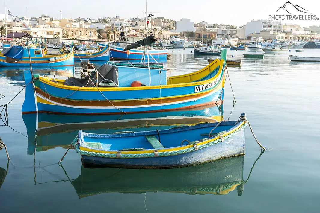 Testbild mit Booten auf Malta