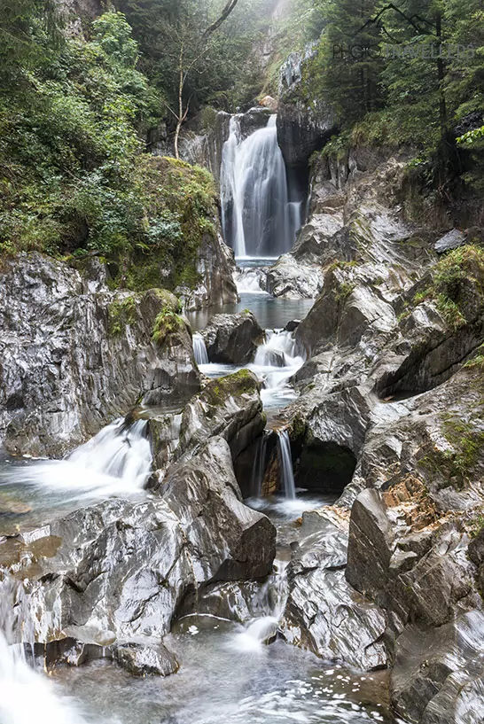 Wasserfälle in der Groppensteinschlucht