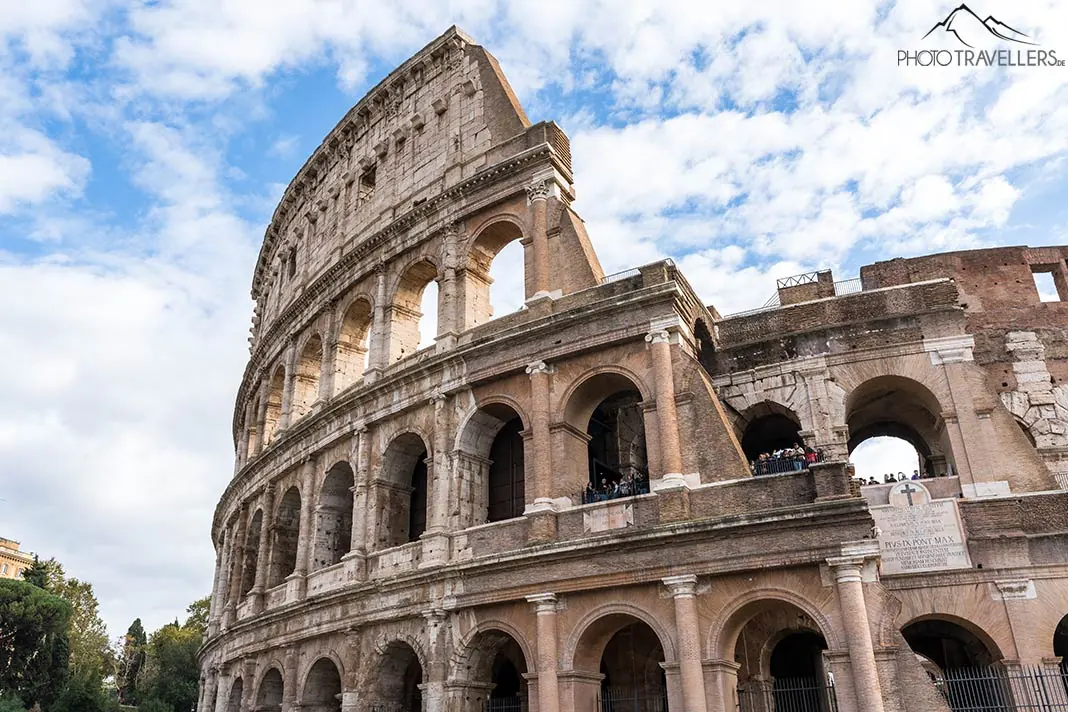 The Colosseum in Rome from the outside