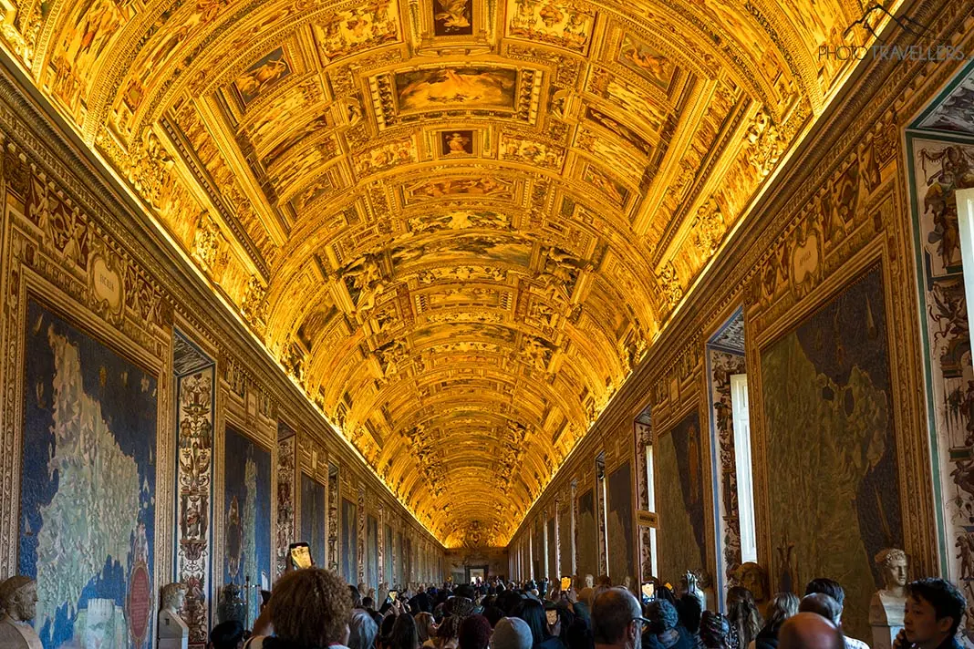 Die "Galerie der Landkarten" in den Vatikanischen Museen