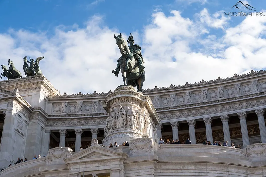 The Victor Emmanuel Monument in Rome