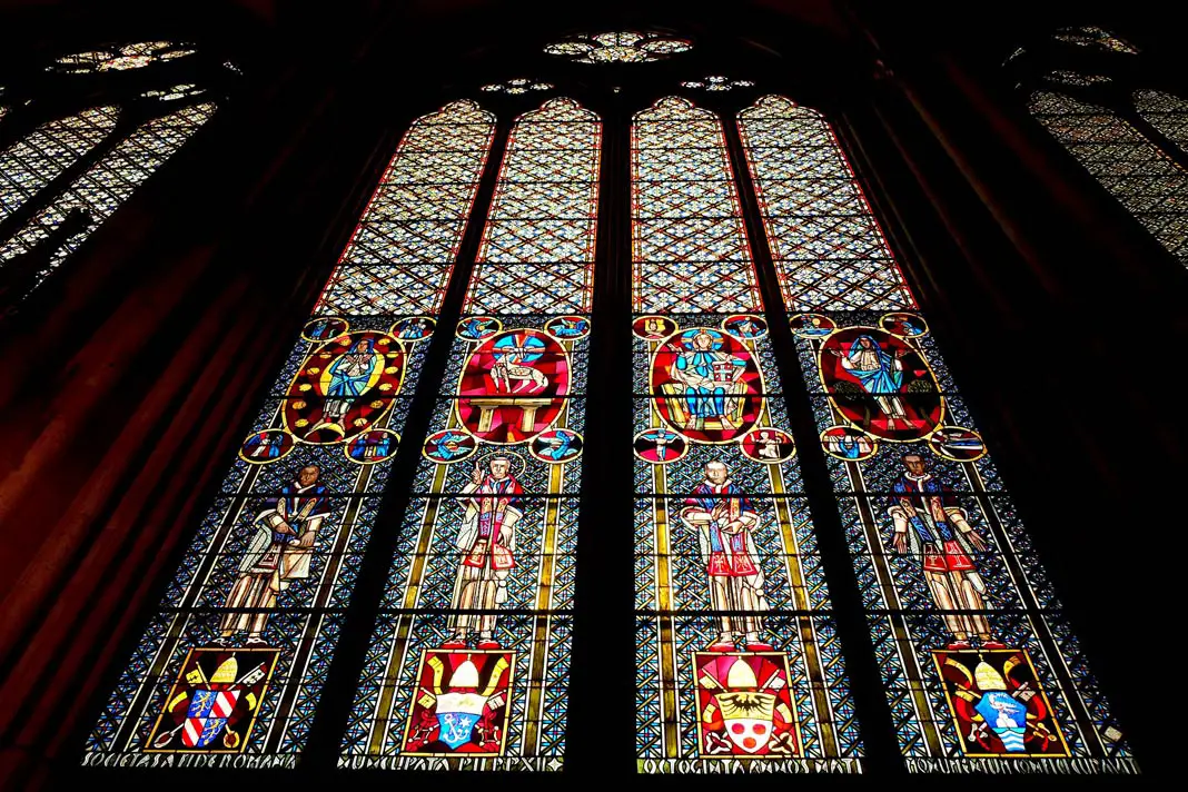 One of the windows in Cologne Cathedral