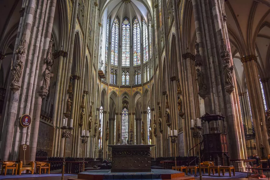Inside the Cologne Cathedral