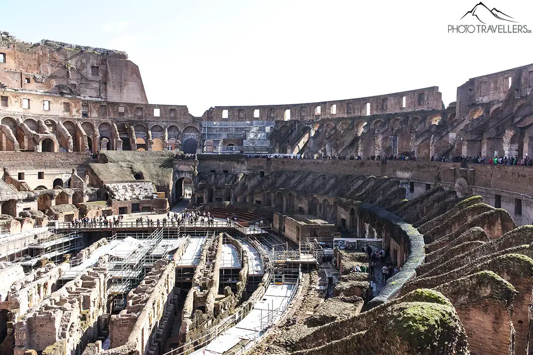 The Colosseum from the inside