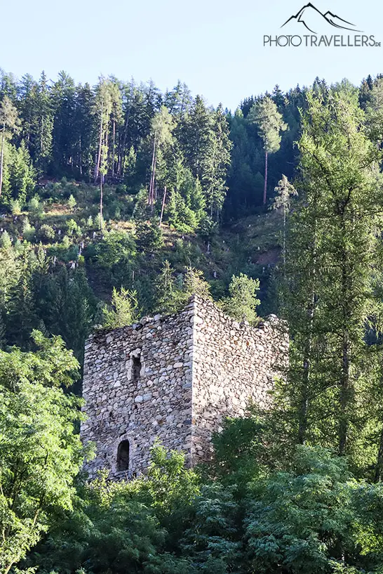 Der Faulturm auf dem Weg direkt nach Obervellach
