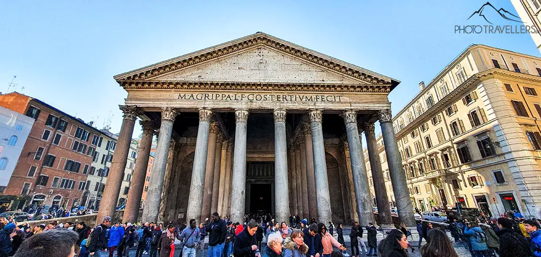 Das Pantheon von außen