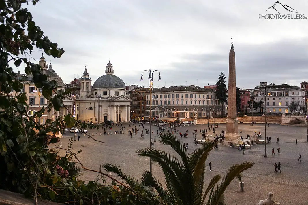 The Piazza del Popolo
