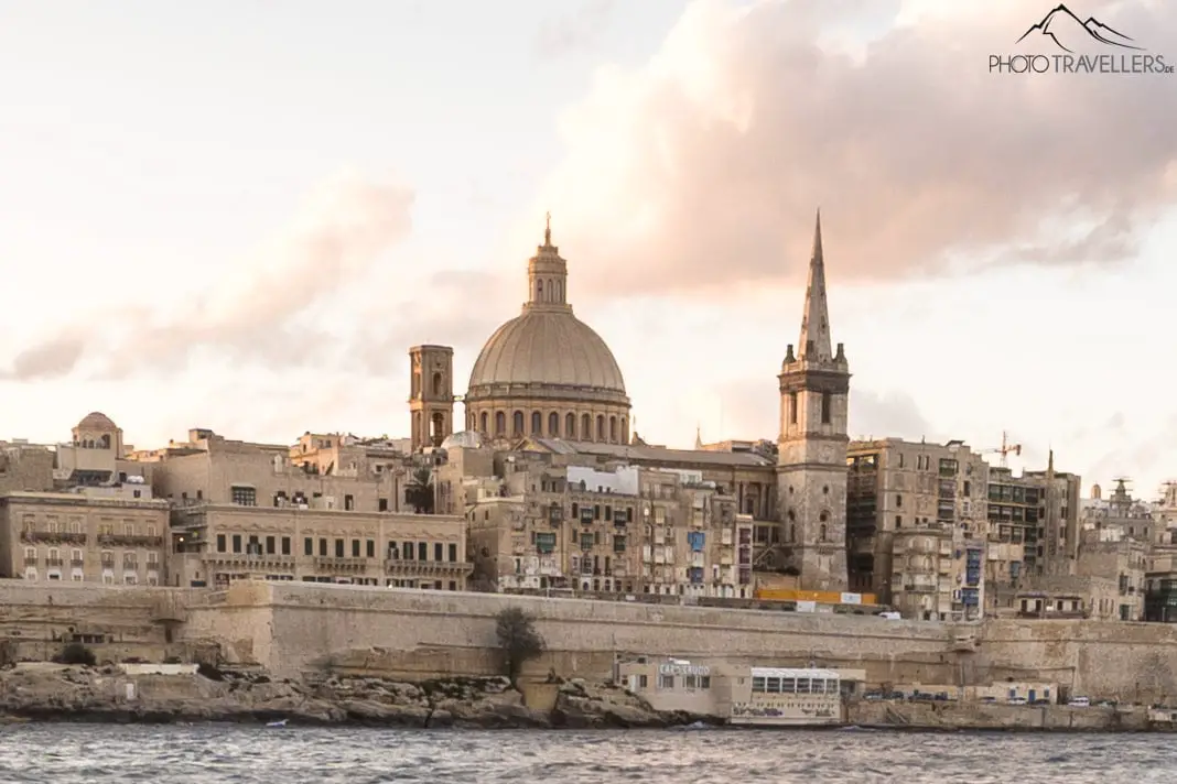 100-Prozent-Ausschnitt des Testbilds in Valletta