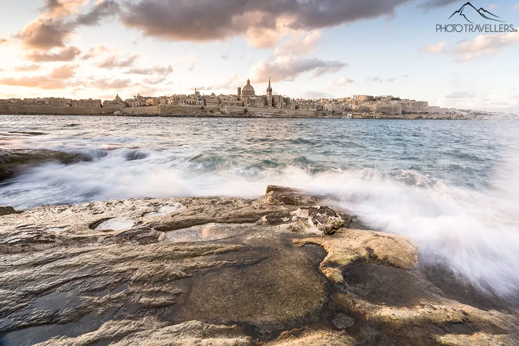 Testbild in Valletta am Morgen