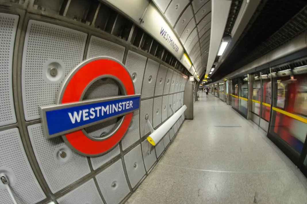 Die U-Bahn-Station Westminster kommt auch bei Harry Potter vor