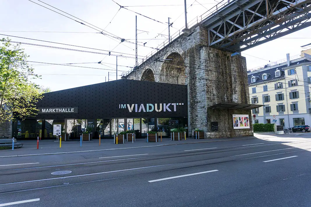 View of the viaduct in Zurich