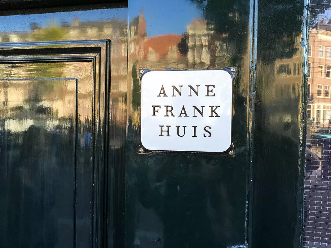 Der Eingang zum Anne Frank Haus