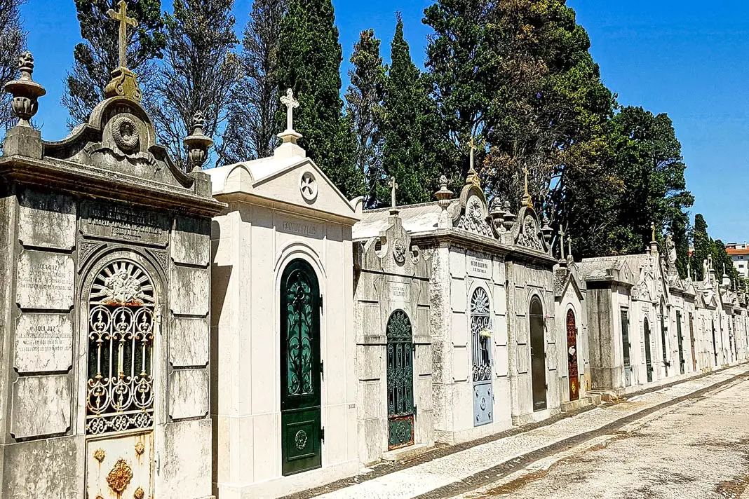 Grabstätten auf dem Friedhof Cemitério dos Prazeres