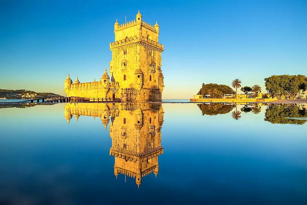 Der berühmte Turm Torre de Belém