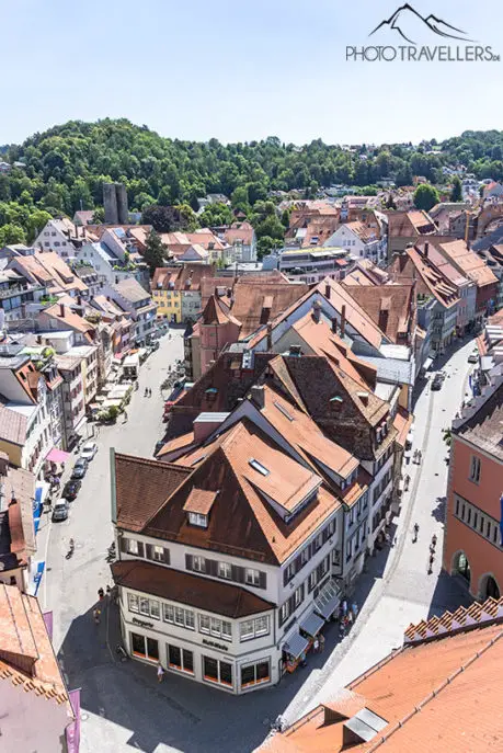 Der Blick vom Blaserturm über Ravensburg