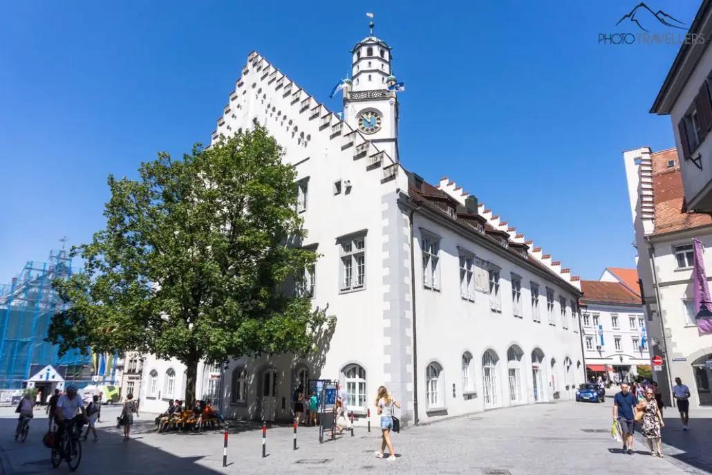 Das Waaghaus in Ravensburg mit dem Blaserturm