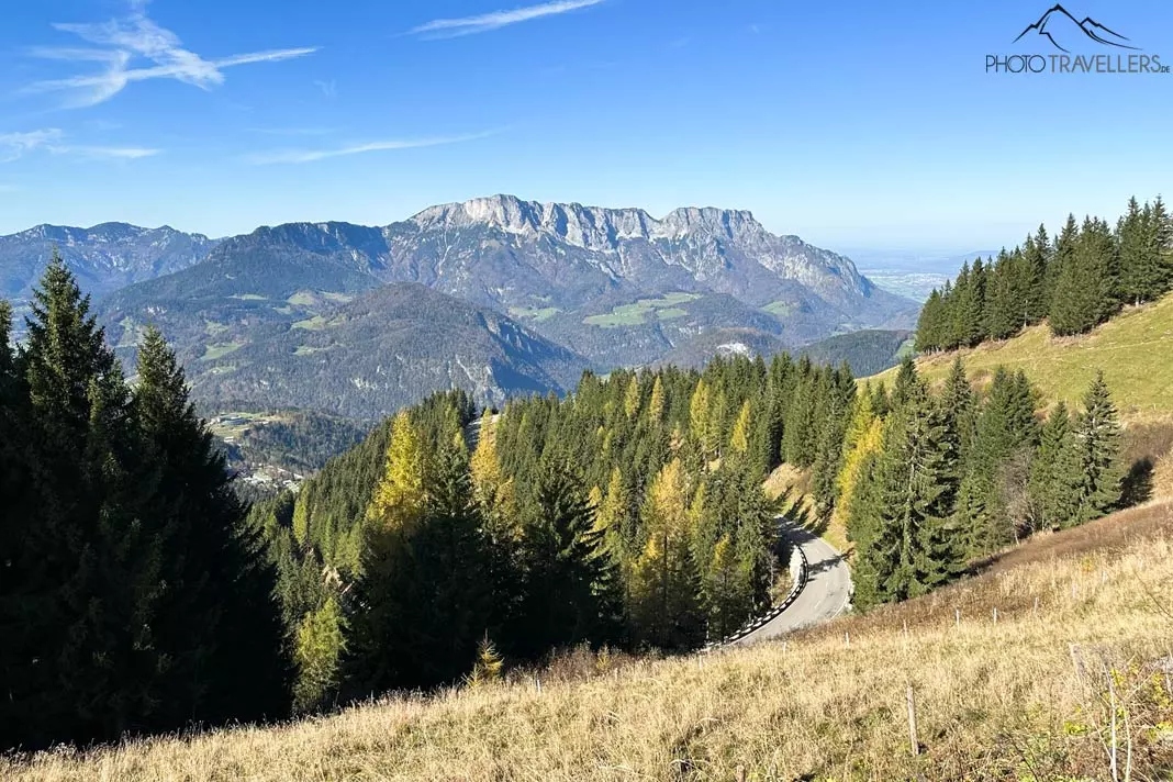 Die Rossfeldpanoramastrasse im Berchtesgadener Land