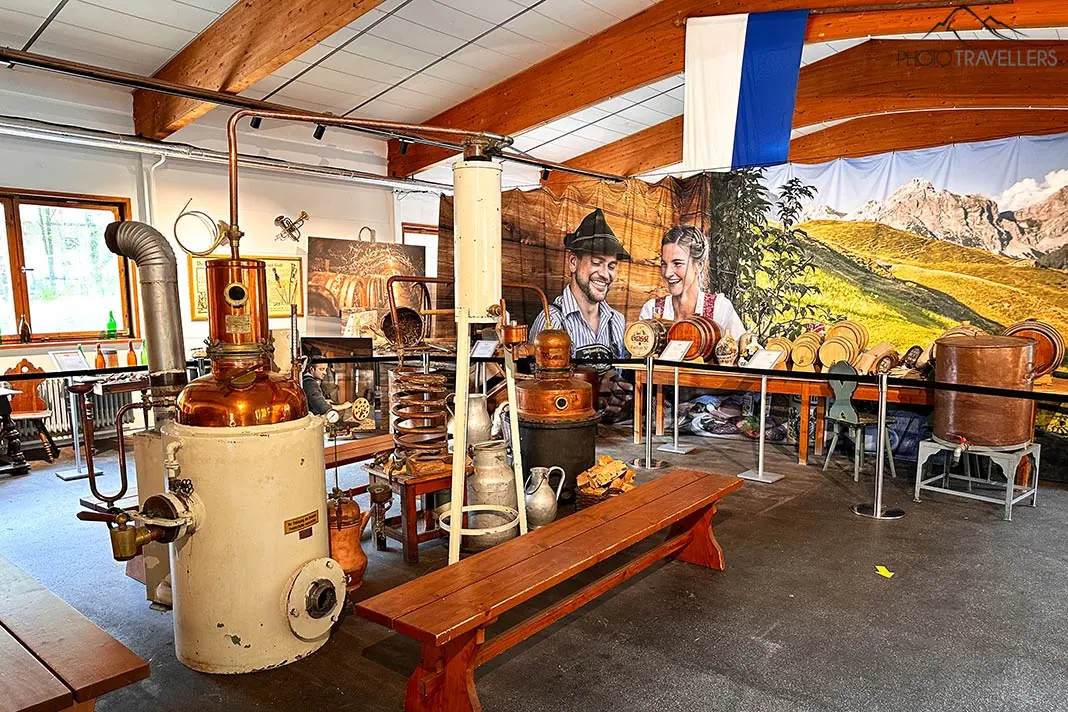 Das Museum der Enzian Brennerei Grassl im Berchtesgadener Land