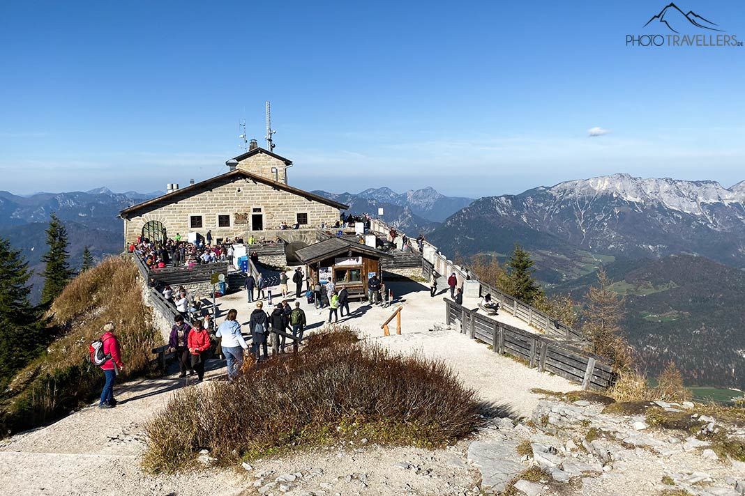 Das Kehlsteinhaus in imposanter Bergkulisse