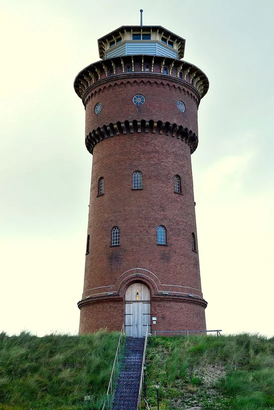 Der bekannte Wasserturm auf Borkum