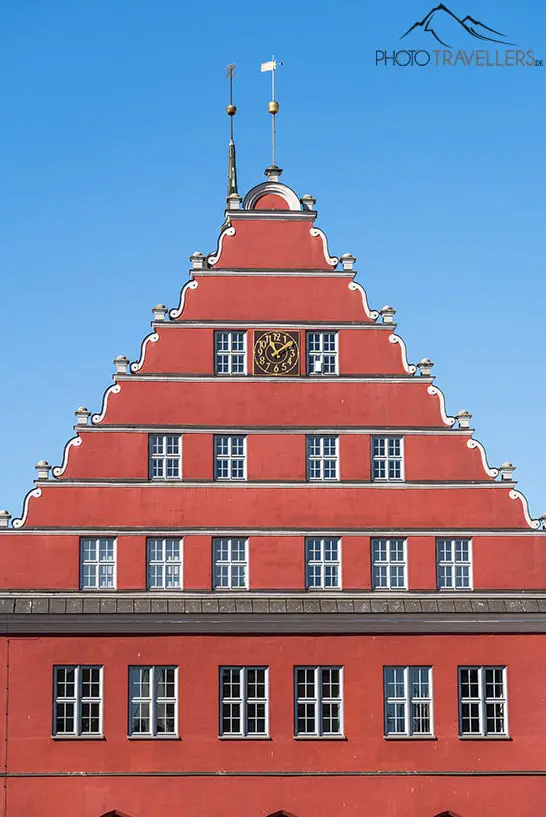 Das rote Rathaus von Greifswald