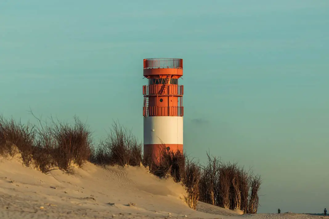 Ein Leuchtturm auf Helgoland
