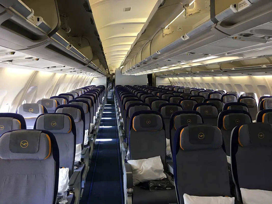 Die Economy Class der Lufthansa