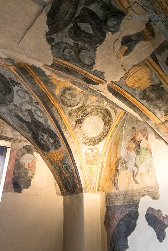 Alte Deckenmalerei in der Kaiserburg