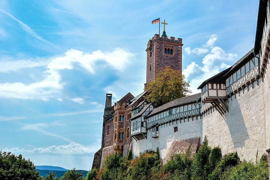 Die Wartburg in Thüringen war sogar das Vorbild für Schloss Neuschwanstein