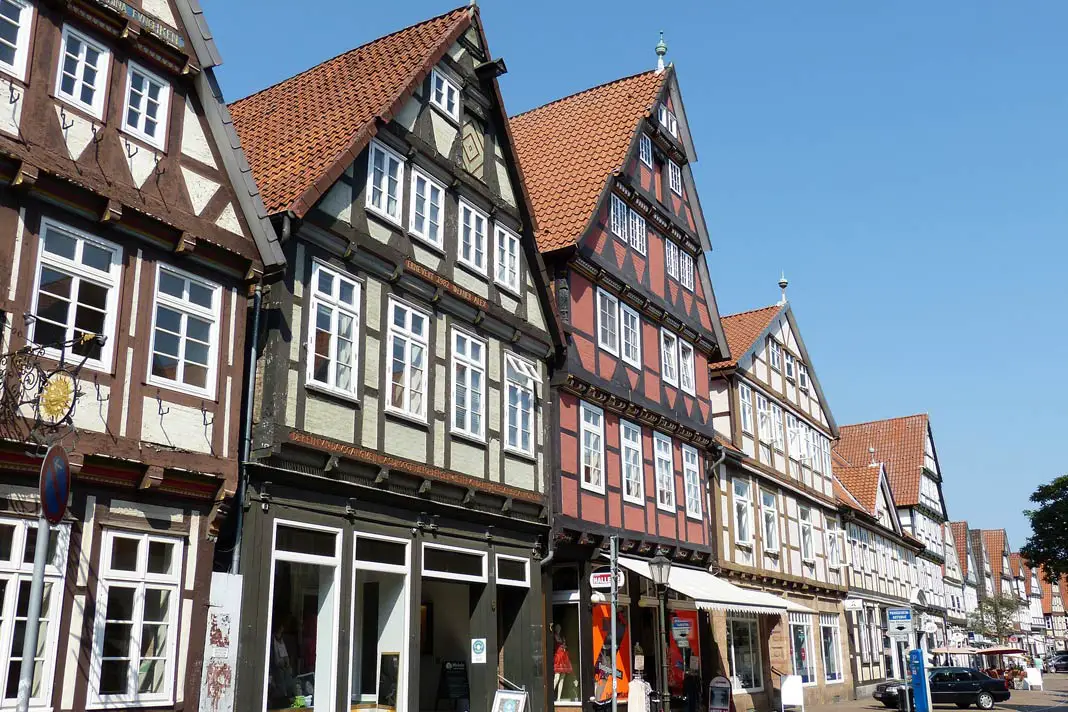 Half-timbered houses in Celle