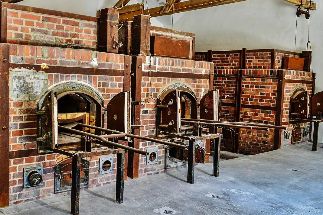 Ein makabrer Ort: die Verbrennungsöfen in Dachau