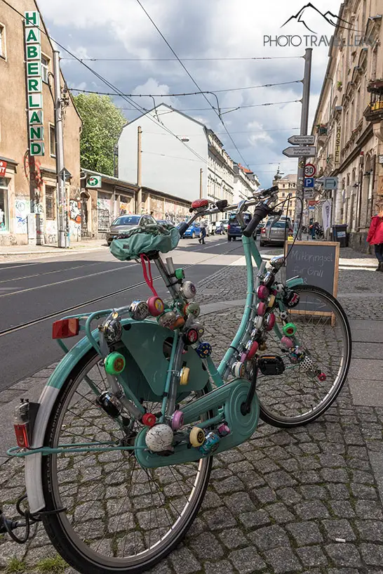 Fahrrad in der Neustadt